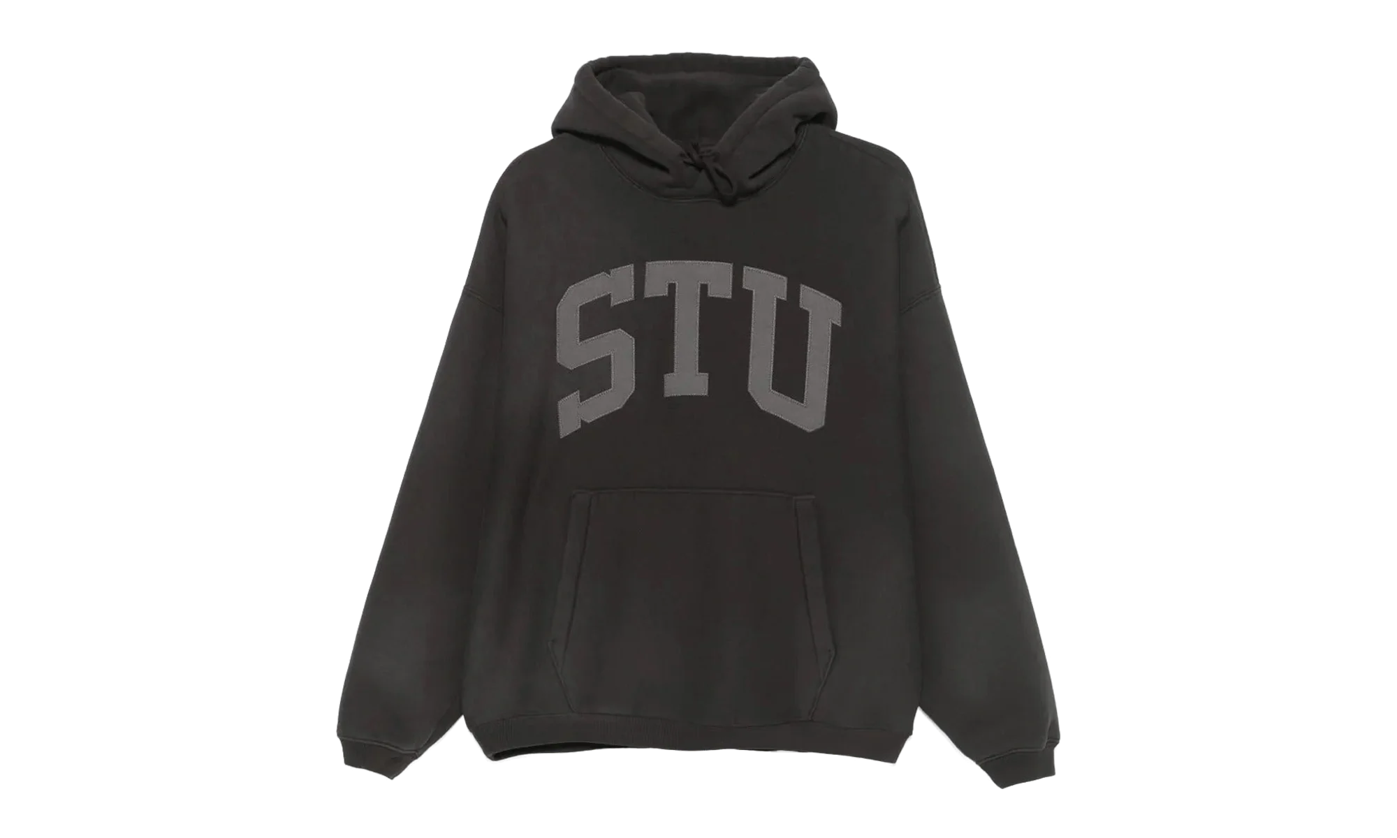 STU Applique Hoodie "BLACK" 118578 BLAC