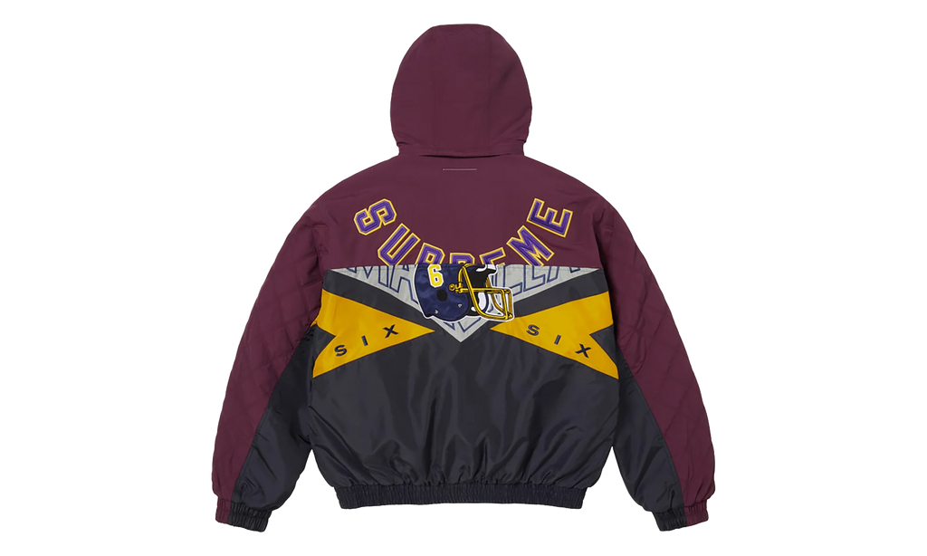 MM6 Maison Margiela Split Stadium Jacket "SS26 - Navy" SU27192