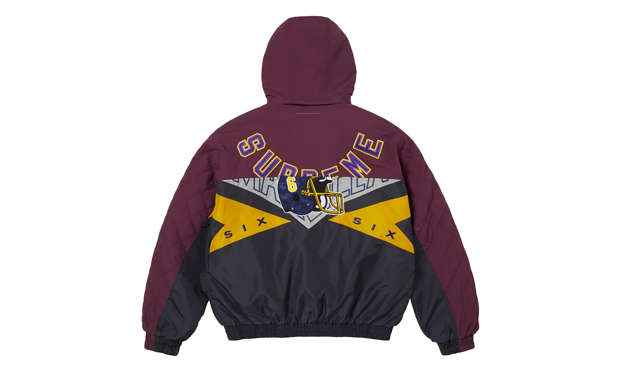 MM6 Maison Margiela Split Stadium Jacket "SS26 - Navy" SU27192