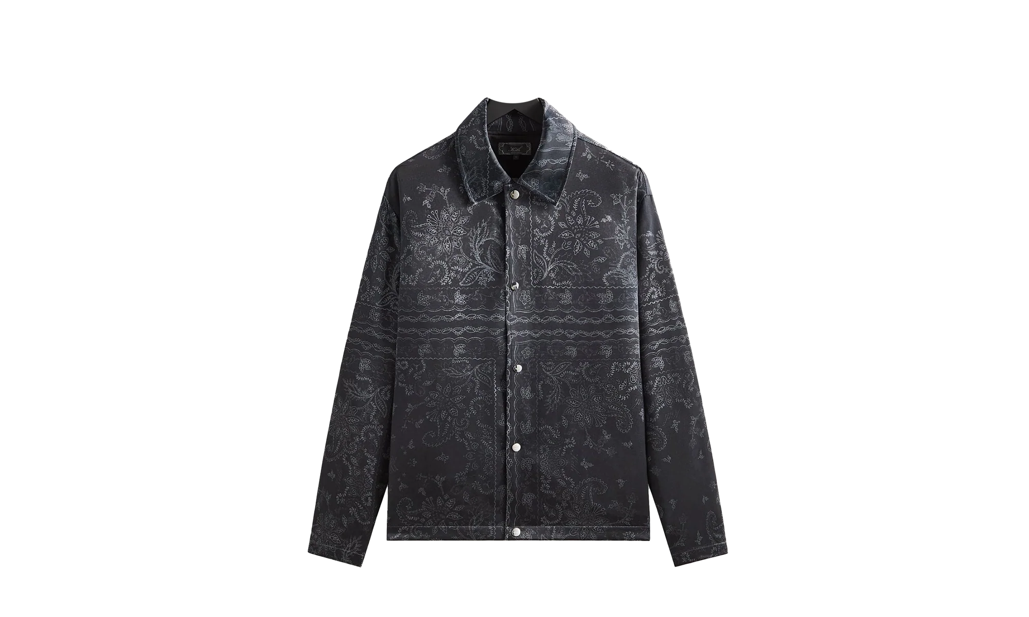 Panelled Bandana Long Sleeve Coaches Jacket "Black" khm033607 001