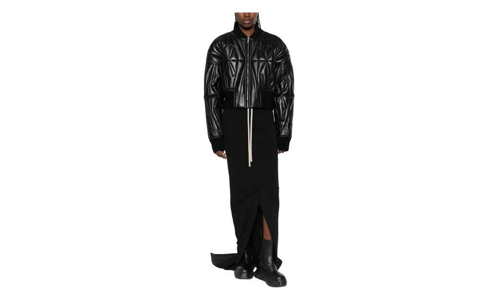 Rick Owens Woven Geocamo Cropped Jacket WMNS "Black" MON45
