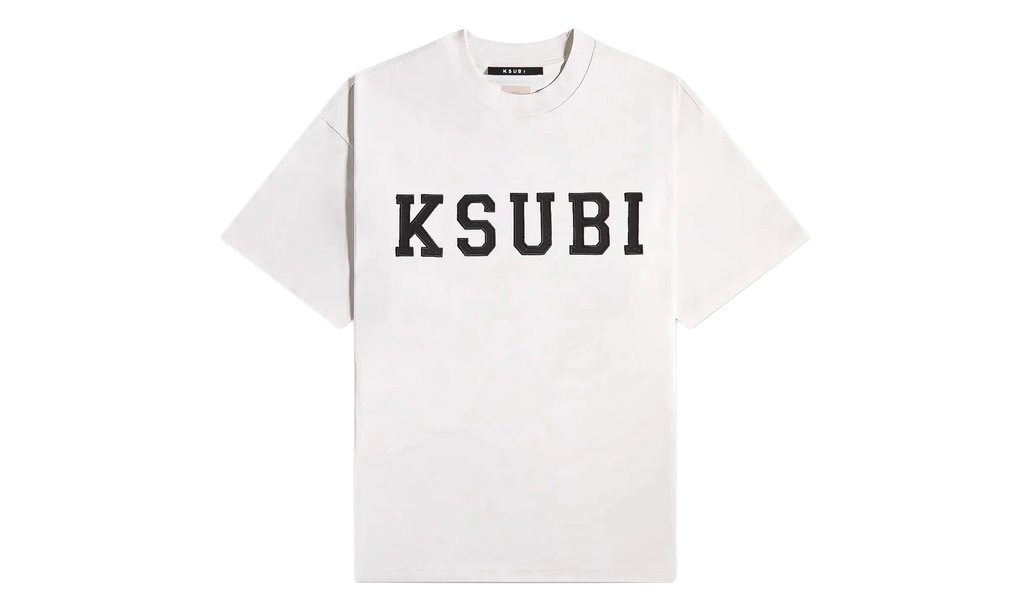Ksubi Touchdown Ekcess SS Tee "Vintage White" MPS26TE025