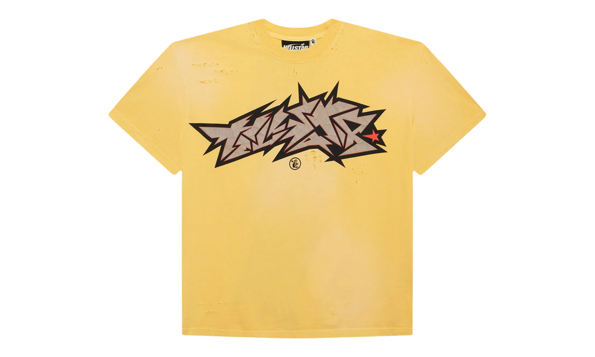 Crack Print Tee "Yellow" HSR205