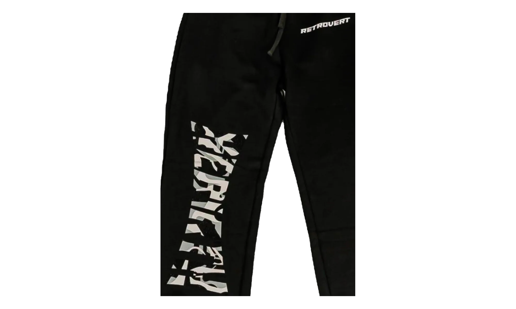 Rhinestone Rebirth Sweatpants "Black" RET030