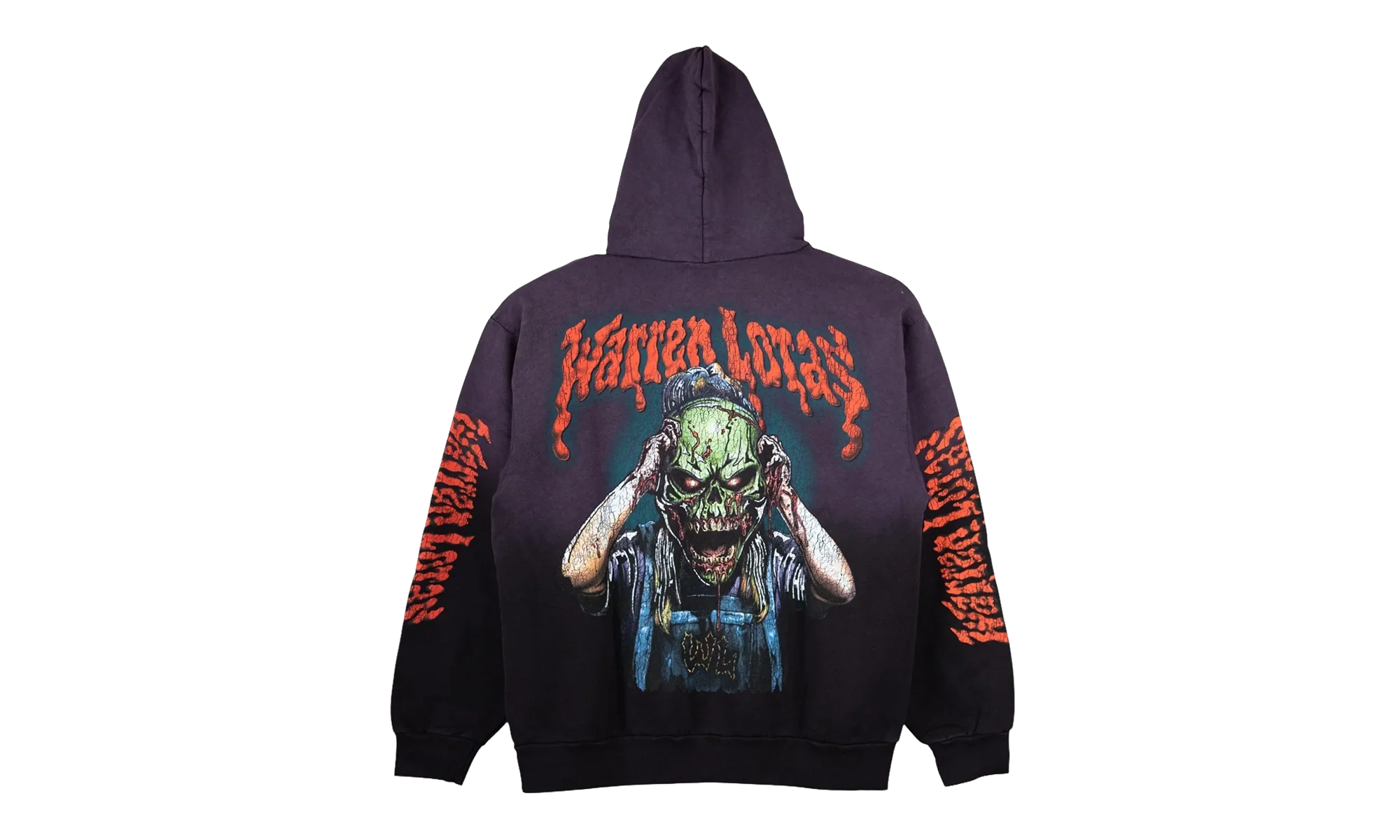 Haunted Mask Hooded Sweatshirt "Purple" 201PS0441238