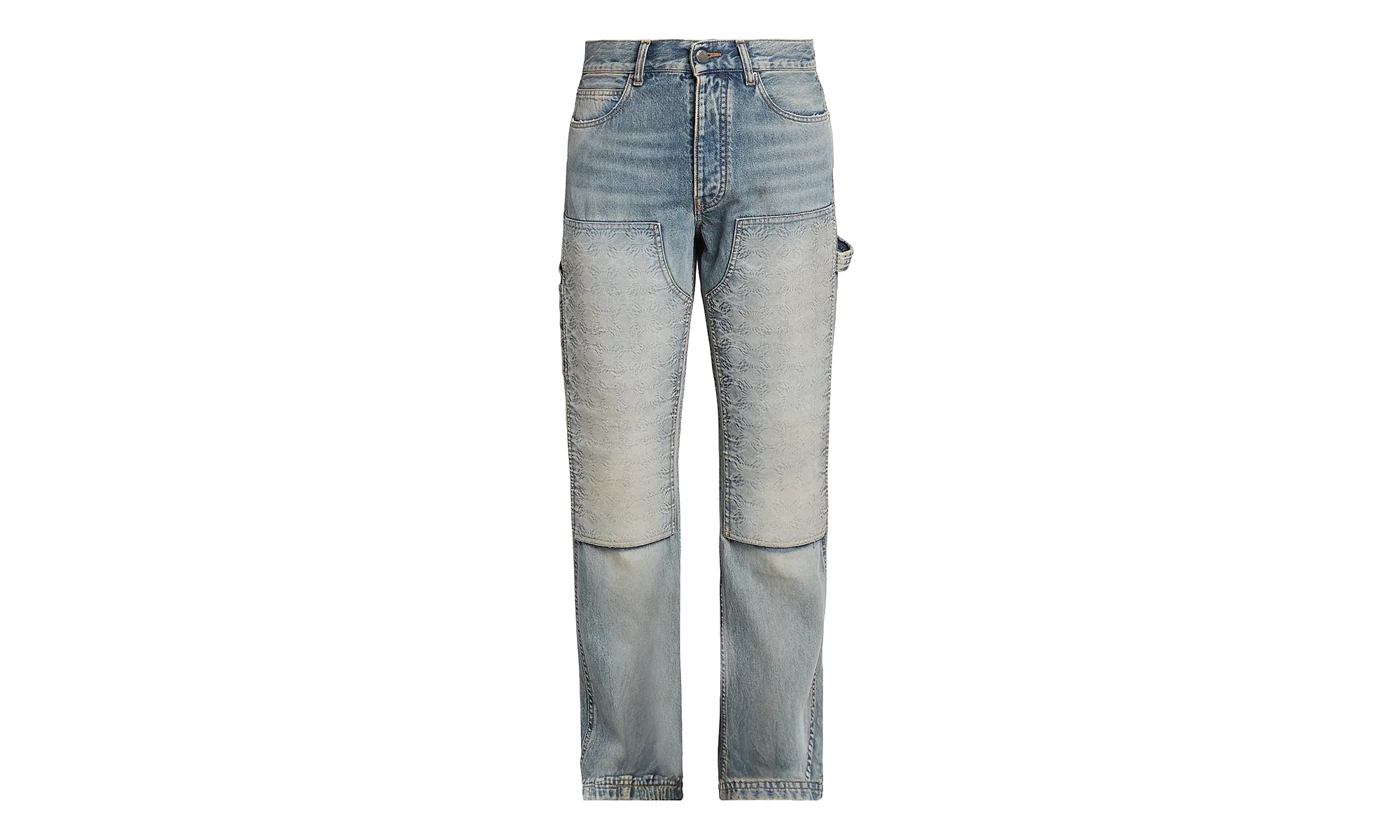Debossed MA Quad Carpenter Jeans "Antique Indigo" AMDNGH1055 406