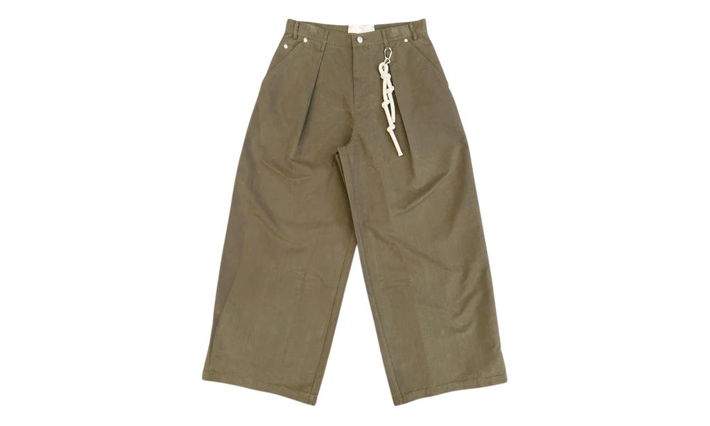 Super Baggy Pants "Cotton Tent - Army Green" 261 MPT103 TENTGRN