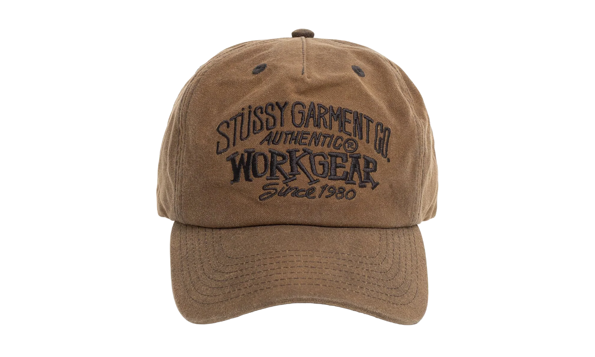 MID-DEPTH WORKGEAR WAXED SNAPBACK "Brown" STUS406