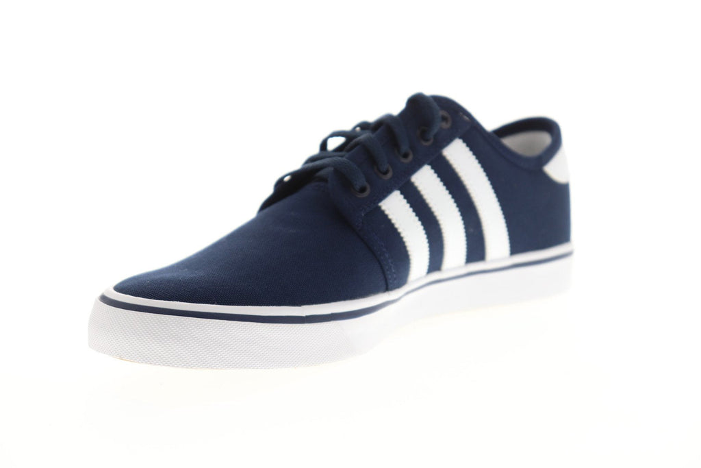 Seeley AQ8530 Mens Blue Canvas Casual Low Top Lifestyle Sneakers Shoes
