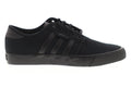 Seeley AQ8531 Mens Black Canvas Casual Low Top Lifestyle Sneakers Shoes