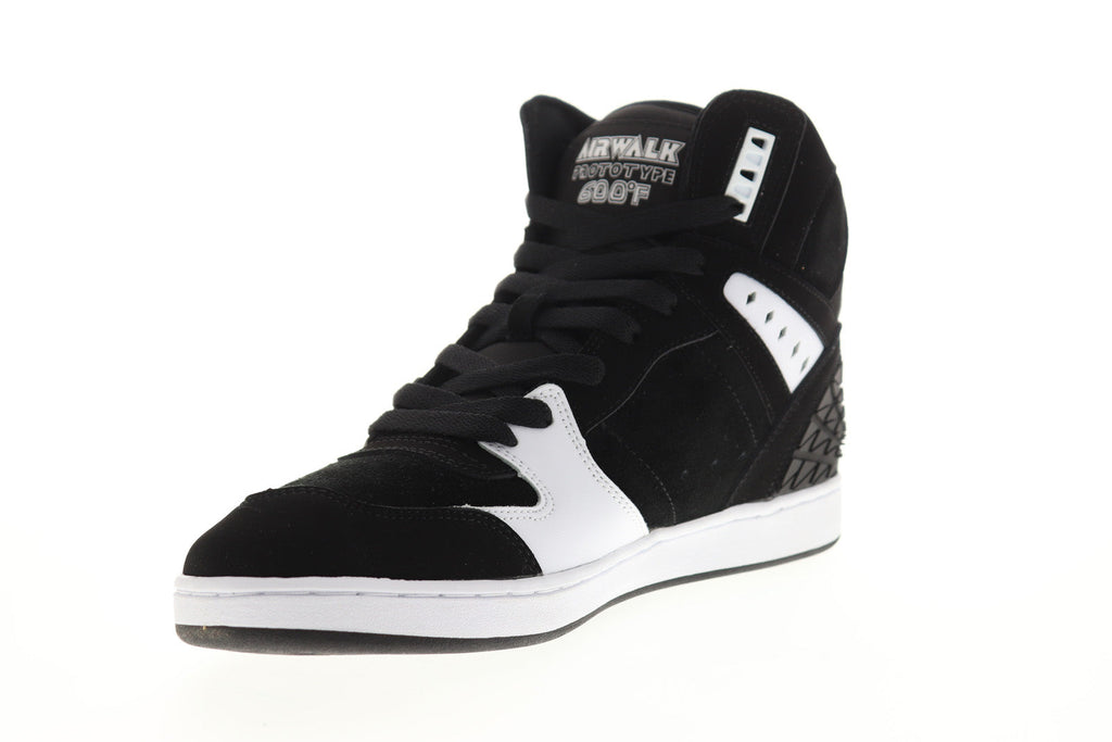 Airwalk Prototype 600 AW00226-002 Mens Black Suede Surf Skate Sneakers Shoes