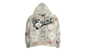 Graffiti Hooded Sweatshirt "Saint Michael - Multi" DT368