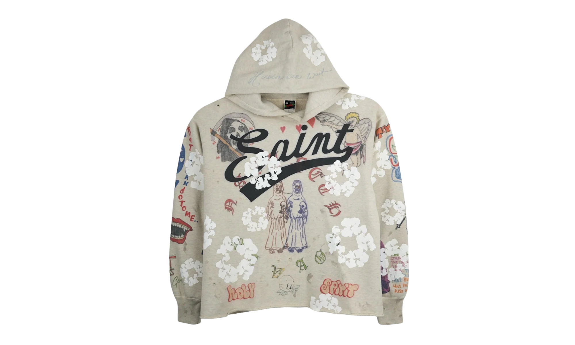 Graffiti Hooded Sweatshirt "Saint Michael - Multi" DT368