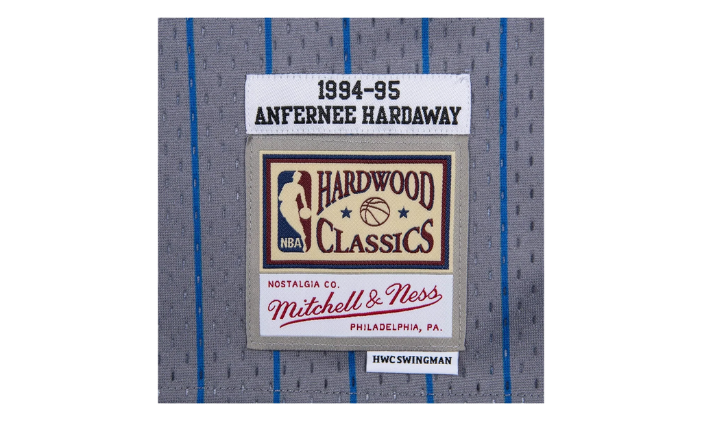 NBA Penny Hardaway Reload Swingman Jersey "1994 Orlando Magic - Grey" SMJYCP19269 OMAGREY94PHA