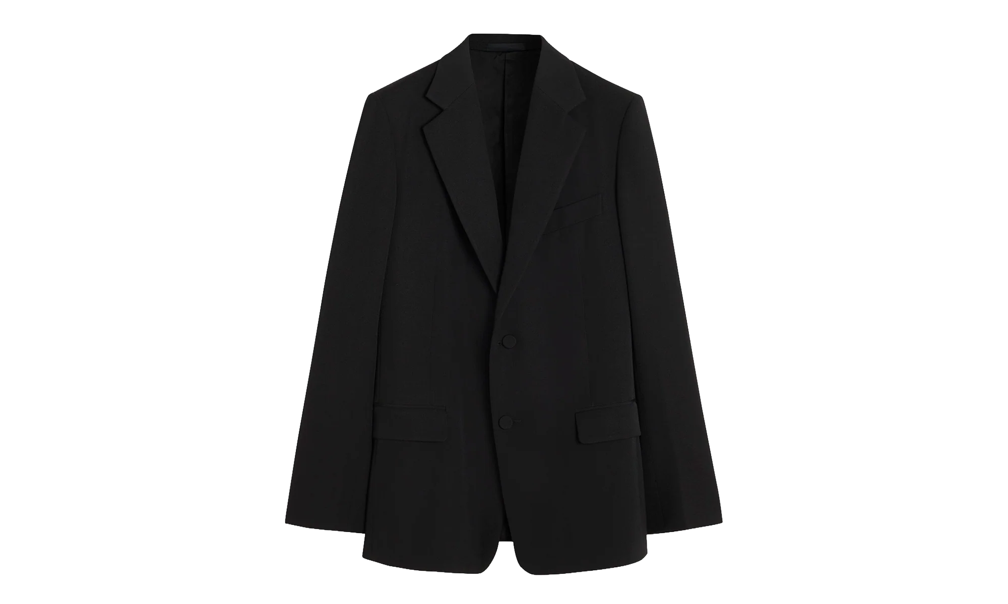 VIRGIN WOOL SINGLE-BREASTED JACKET "Black" RM JA0005 5576 P23 10
