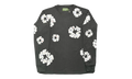 Rhinestone Cotton Wreath Thermal "Vintage Black" DT031