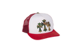Triple Cross Trucker Hat "Red/White" CHRM0054