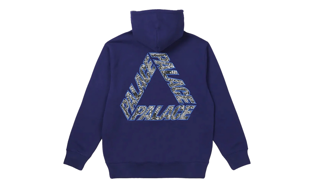P-3 Snake Applique Hoodie "Navy" p0121