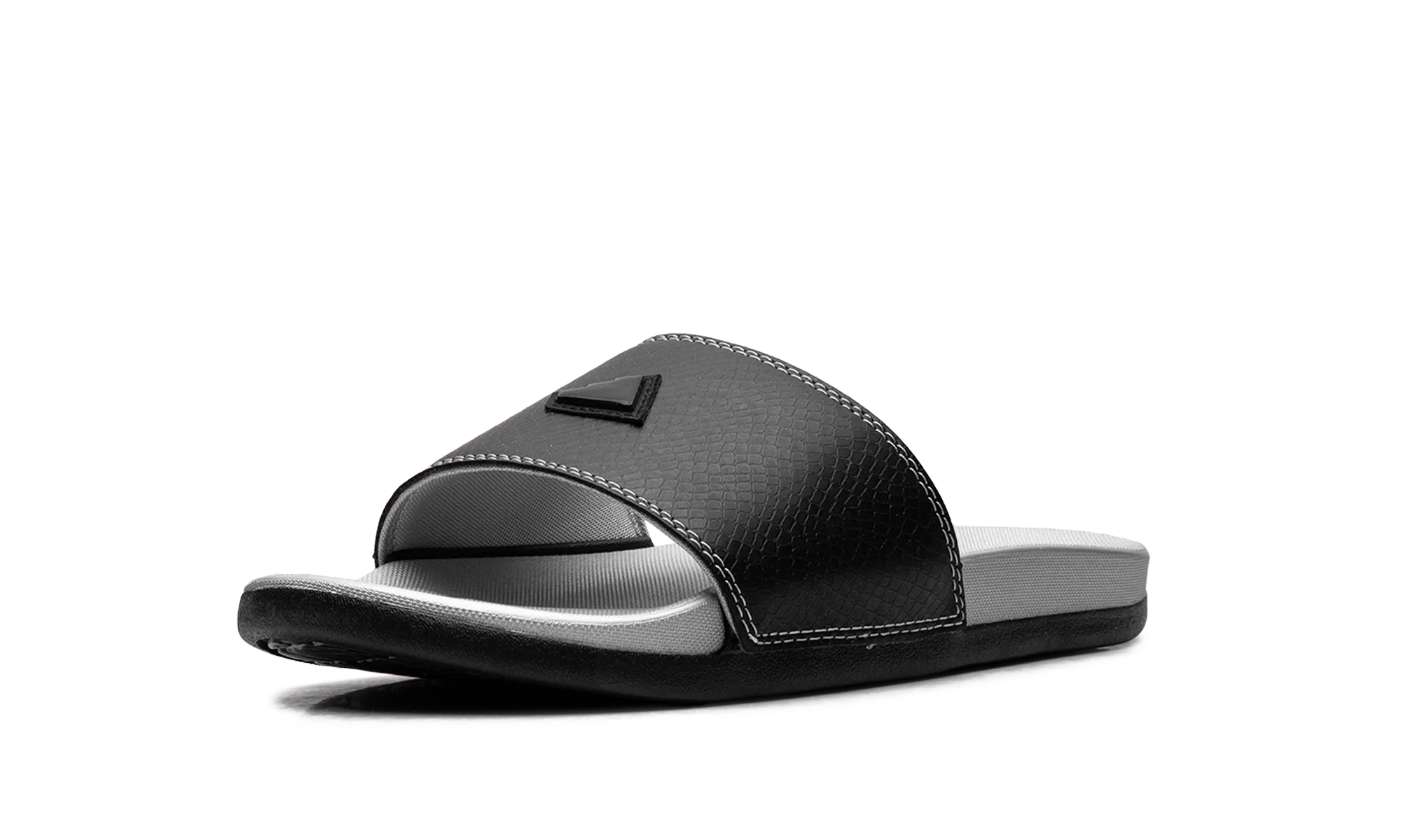 Adilette Comfort Slides "Core Black Silver Metallic" JQ2254