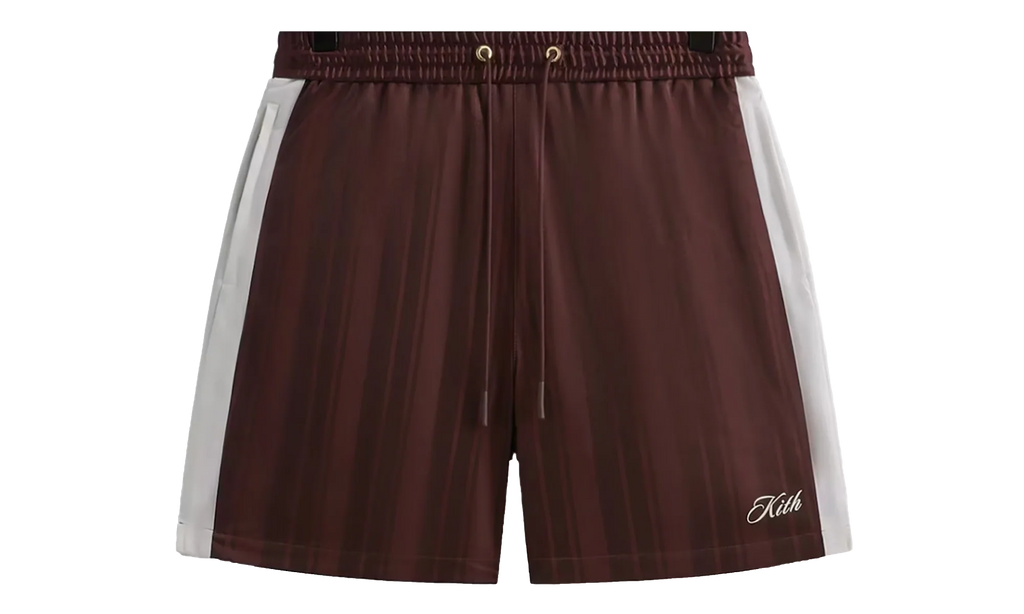 Pinstripe Tricot Active Shorts "Magma Red" KHM060697 601
