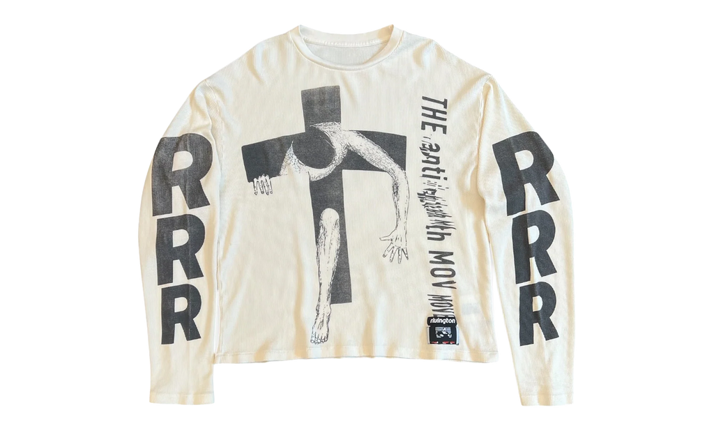 Pop-Out Thermal Long-Sleeve Tee "Max White" POPT LS92