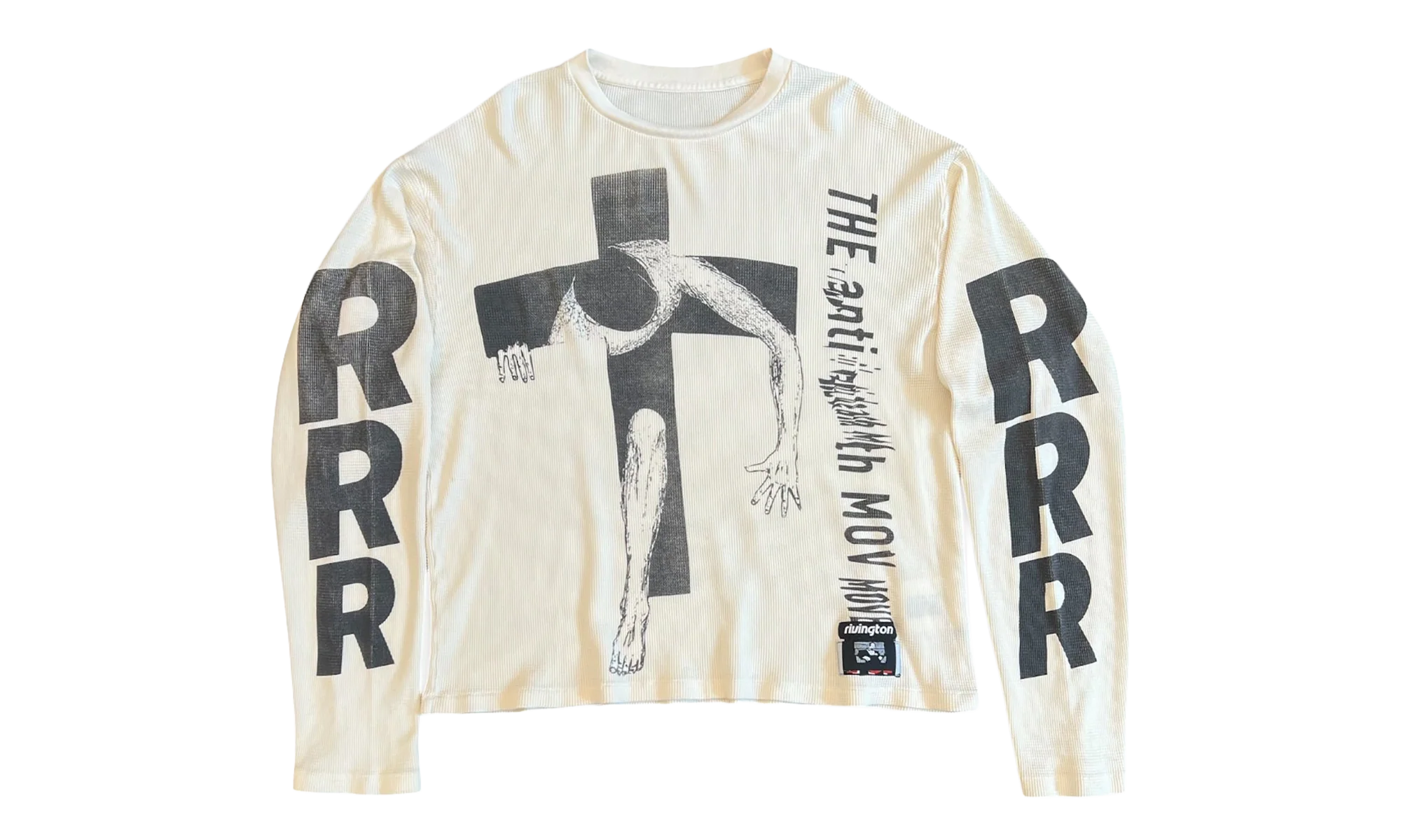 Pop-Out Thermal Long-Sleeve Tee "Max White" POPT LS92