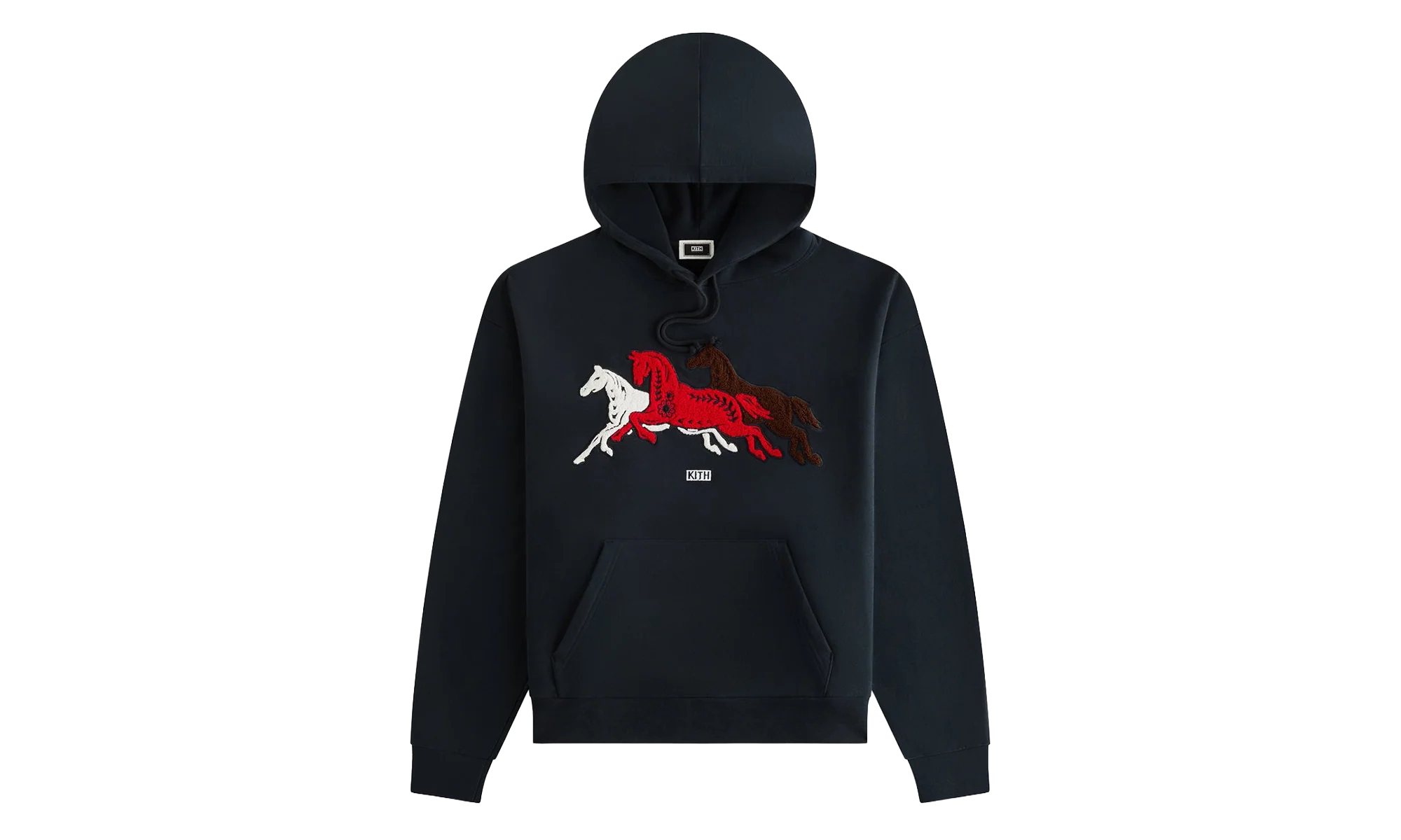 Kith Treats Stallion Nelson Hoodie "Black" kht030225 001