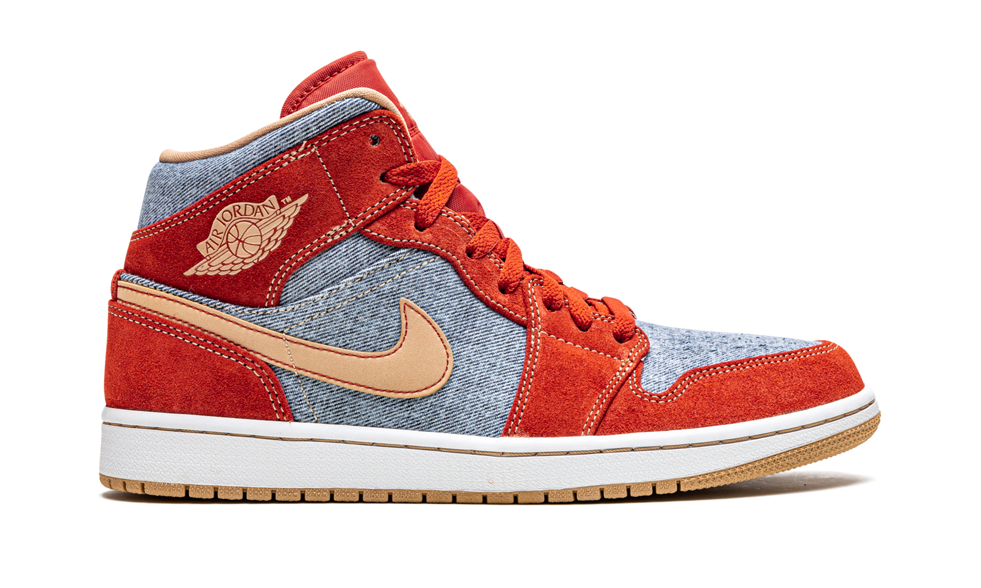 1 Mid SE "Denim Red Suede" DM4352 600