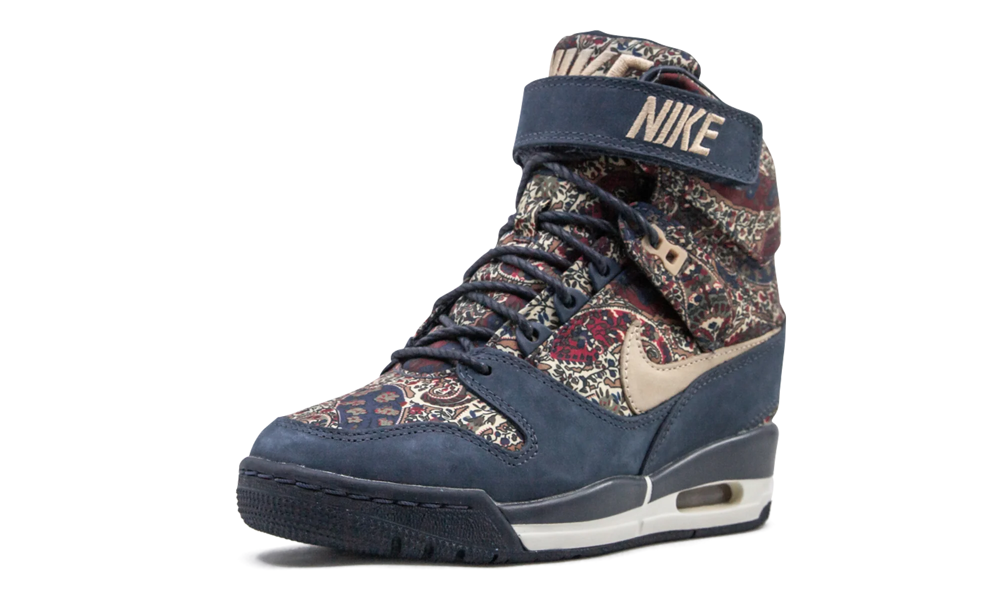 AIR REVOLUTION SKY HI LIB QS WMNS "AMORY NAVY/ VACHETTA TAN" 632181 402