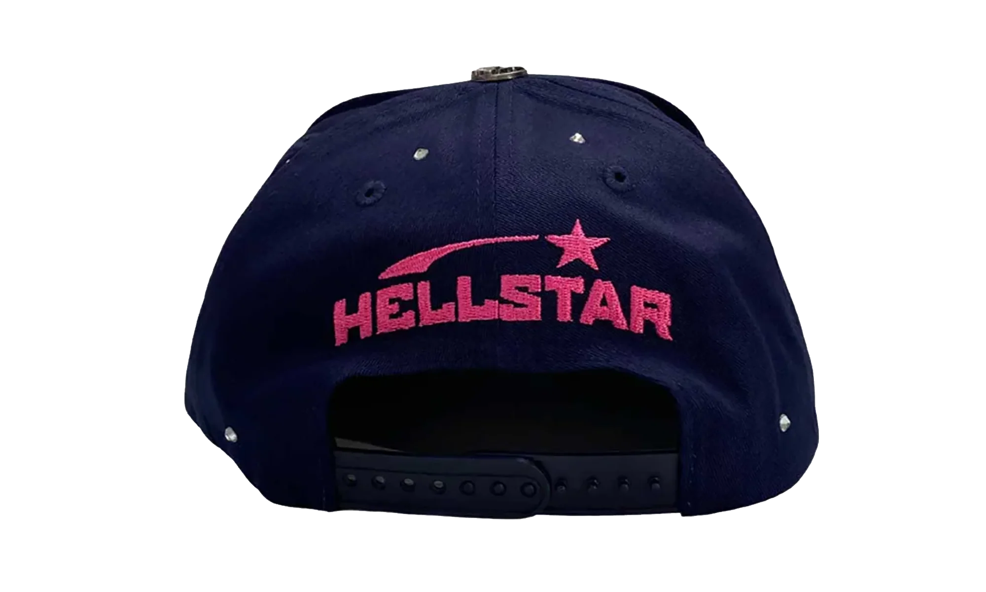 OG Logo Rhinestone Snapback Hat "Navy / Pink" HSR101