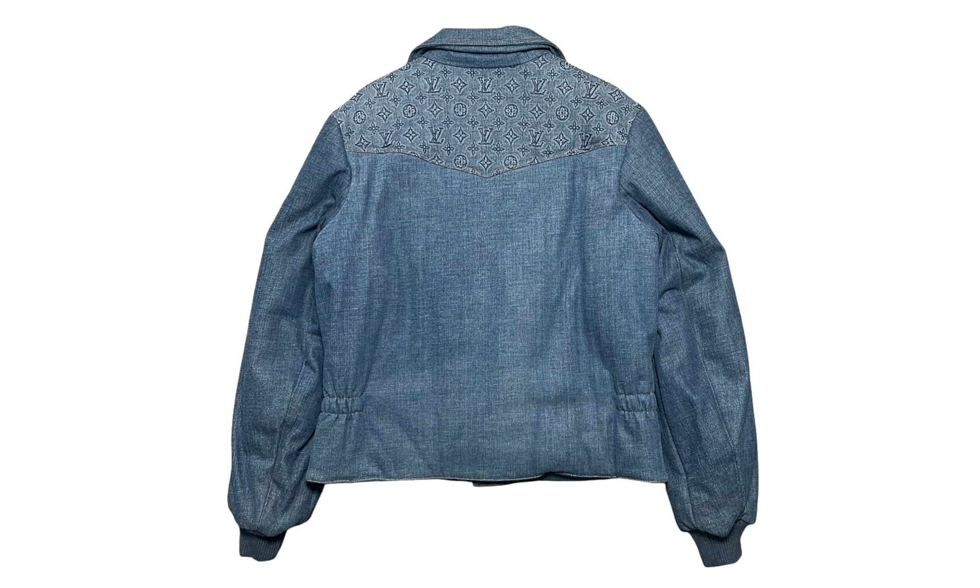 Monogram Padded Denim Jacket "Indigo" 1AATPO