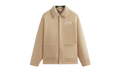Faux Shearling Long Sleeve Boxy Collared Overshirt "Stolid" khm032631 3037