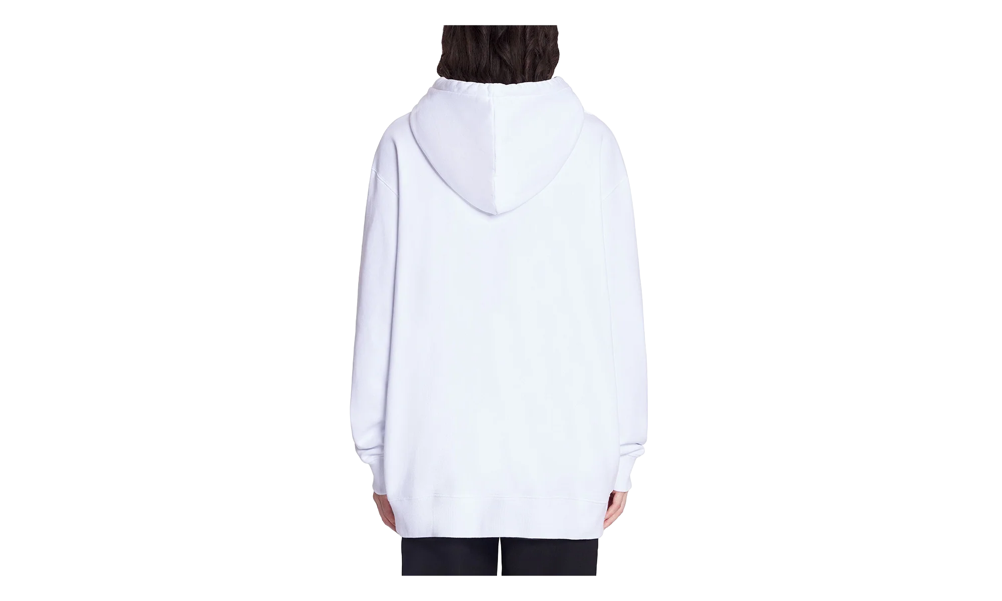 EMBROIDERED OVERSIZED HOODIE "OPTIC WHITE" RU HO0009 J110 P24 01