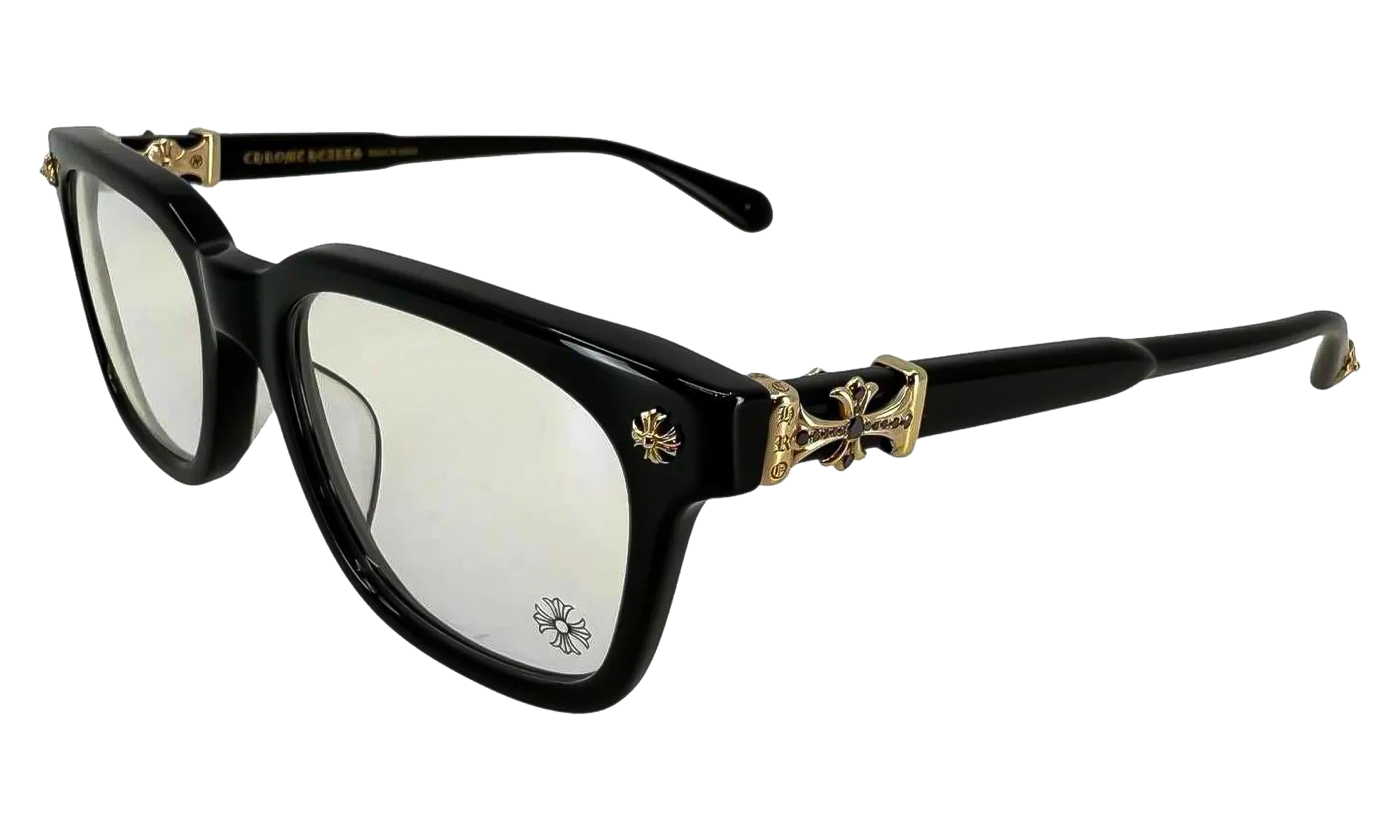Cox Ucker Sunglasses "Diamond Black - 18k Gold Plated Glasses" CHRM0982