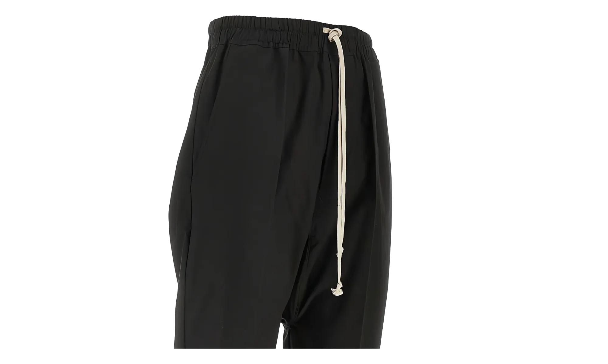 Drawstring Cropped Pants "Black" RU01F2381 P 09