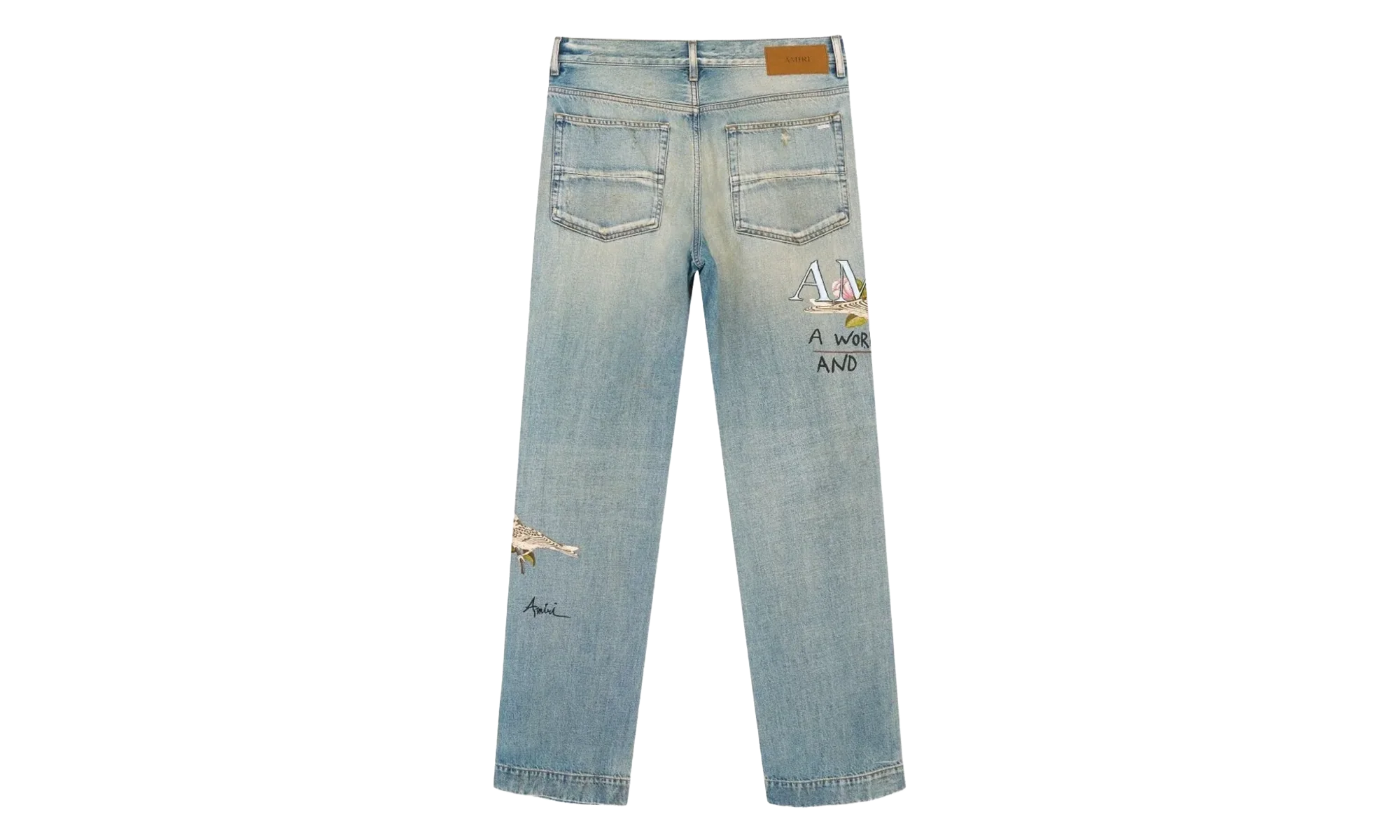Chateau MX1 Straight Flare Jeans "Aged Indigo" AMBMJE1065 921