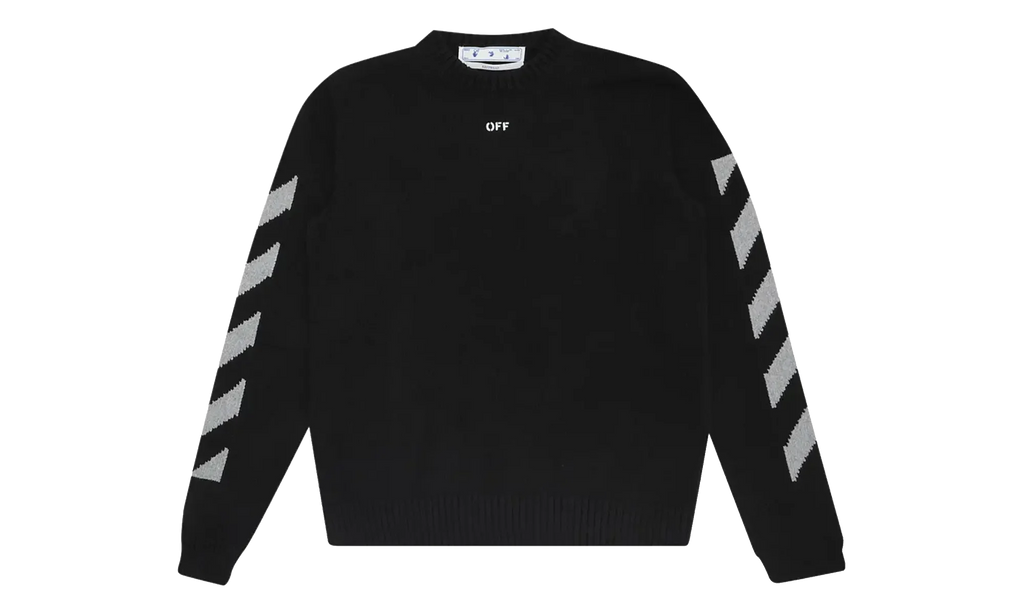 Arrow Knit Crewneck "Black" OMHE023R21KNI0011041