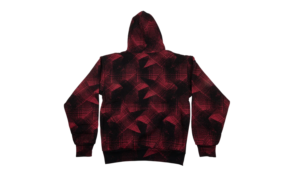 PLAID SPLATT HOODIE "Black" SP5der299