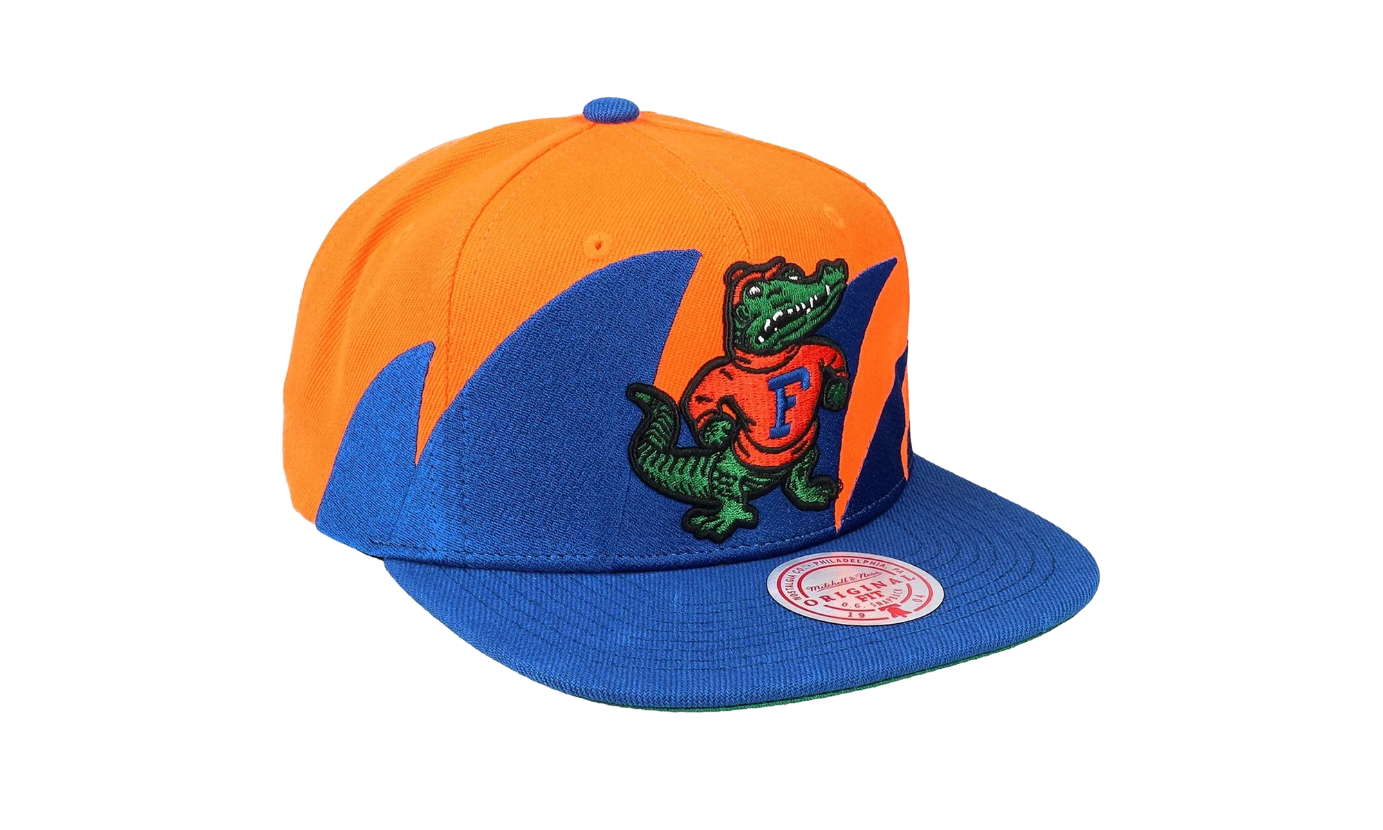 NCAA Sharktooth Snapback Cap "Florida Gators - Orange / Royal" HHSS3304 UFLYYPPPORRY