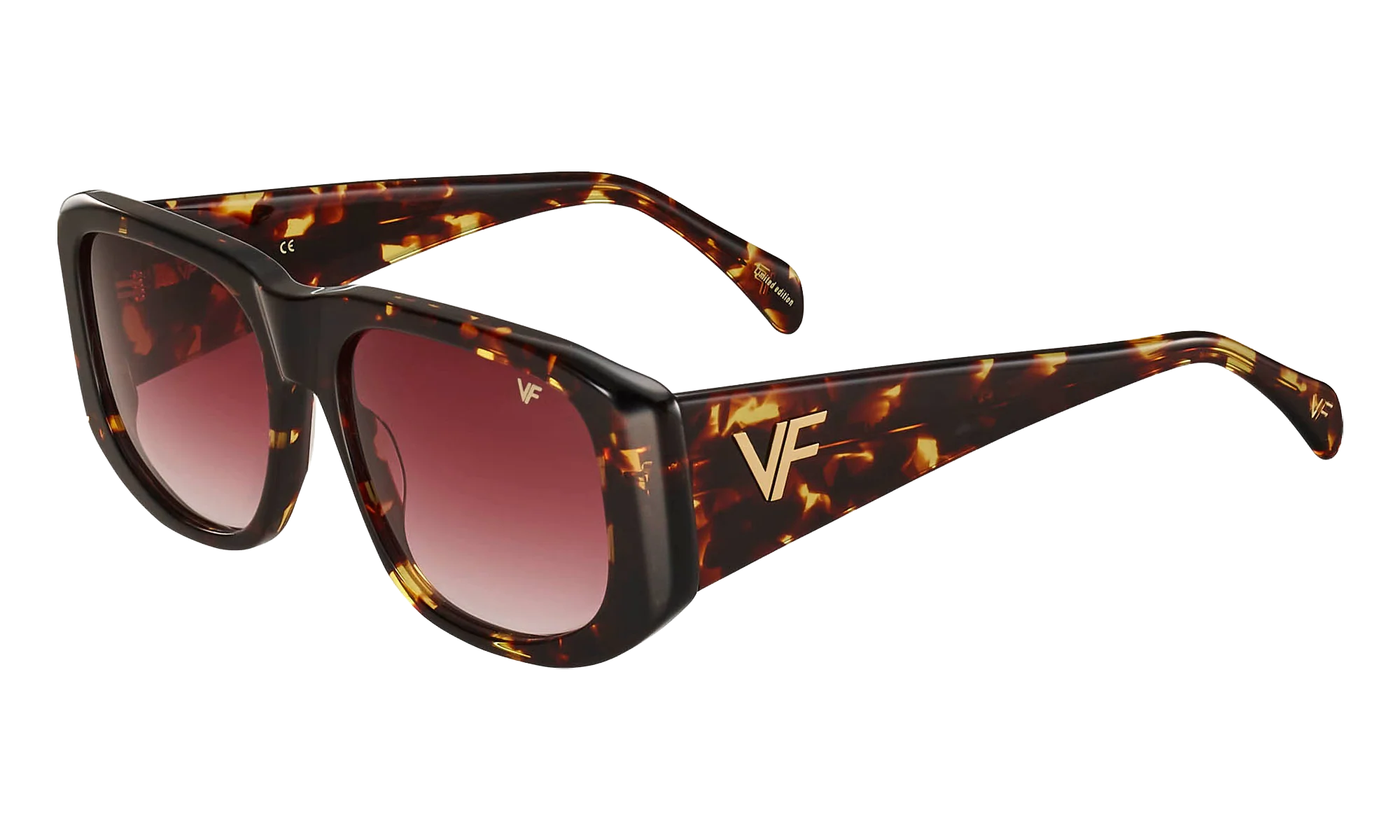 Bully Acetate "Brown Tortoise / Burgundy Gradient" MPBY2 0005 3A2