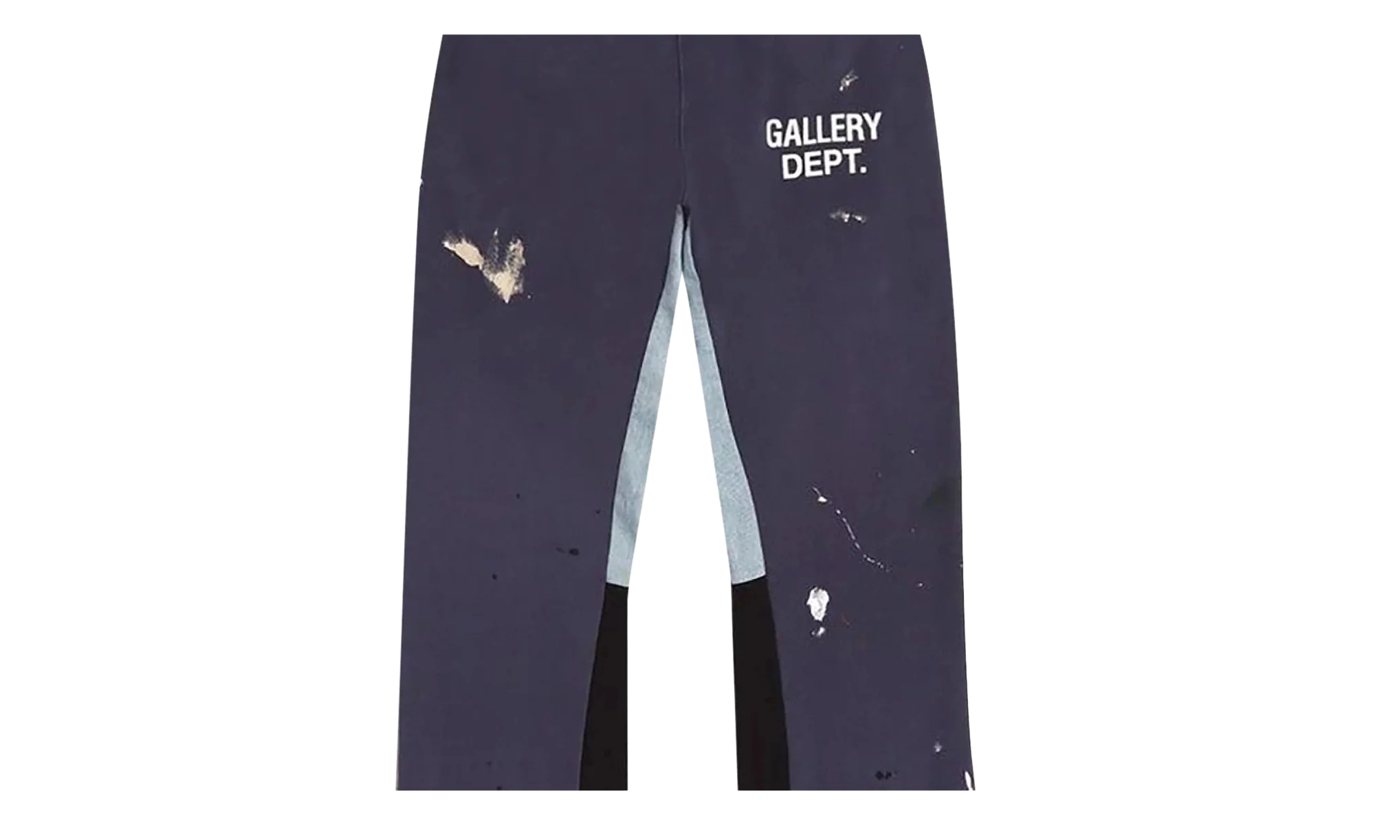 Painted Flare Sweatpants "Navy" GD030