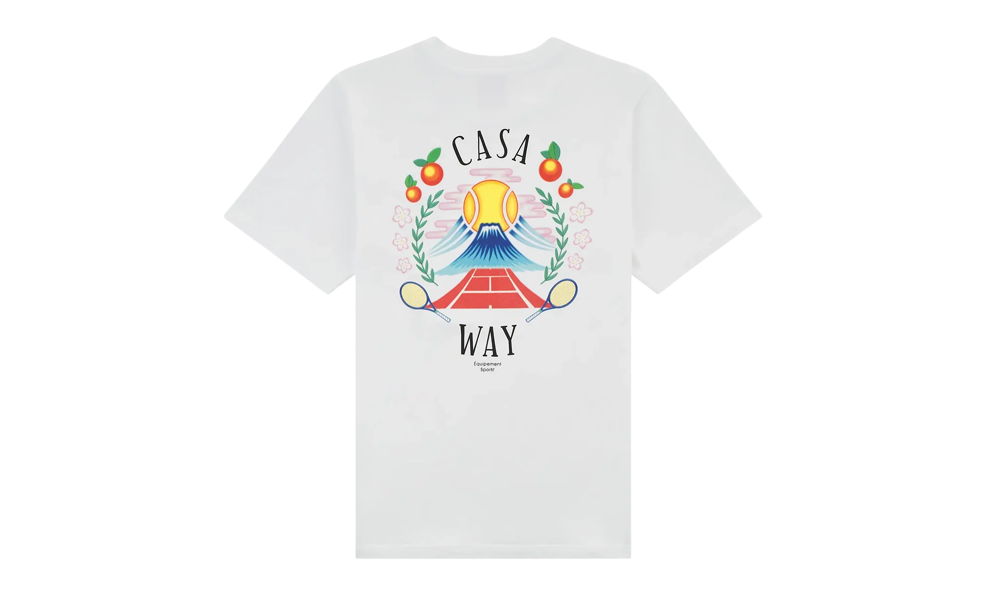 Casa Way Mountain Short Sleeve T-Shirt "White" MPF25 JTS 001 08 WHIT