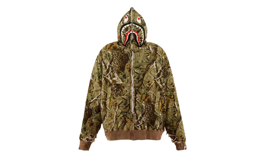 Zip Up Hoodie "Bape Shark Camo" SM HR1 0000 C38