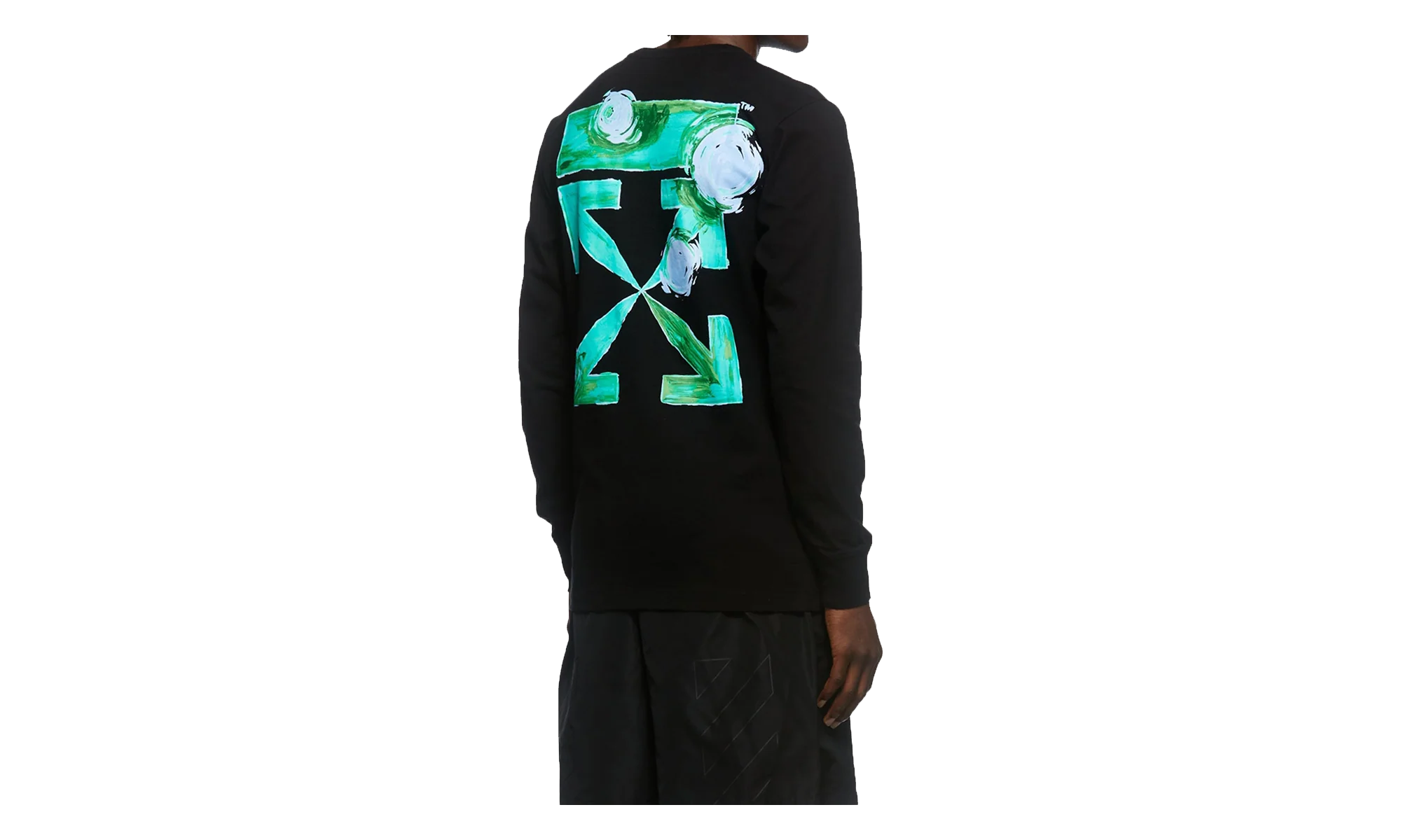 Logo-Print T-shirt "BLACK/MULTI-COLOR" OMAB001F21JER0021084