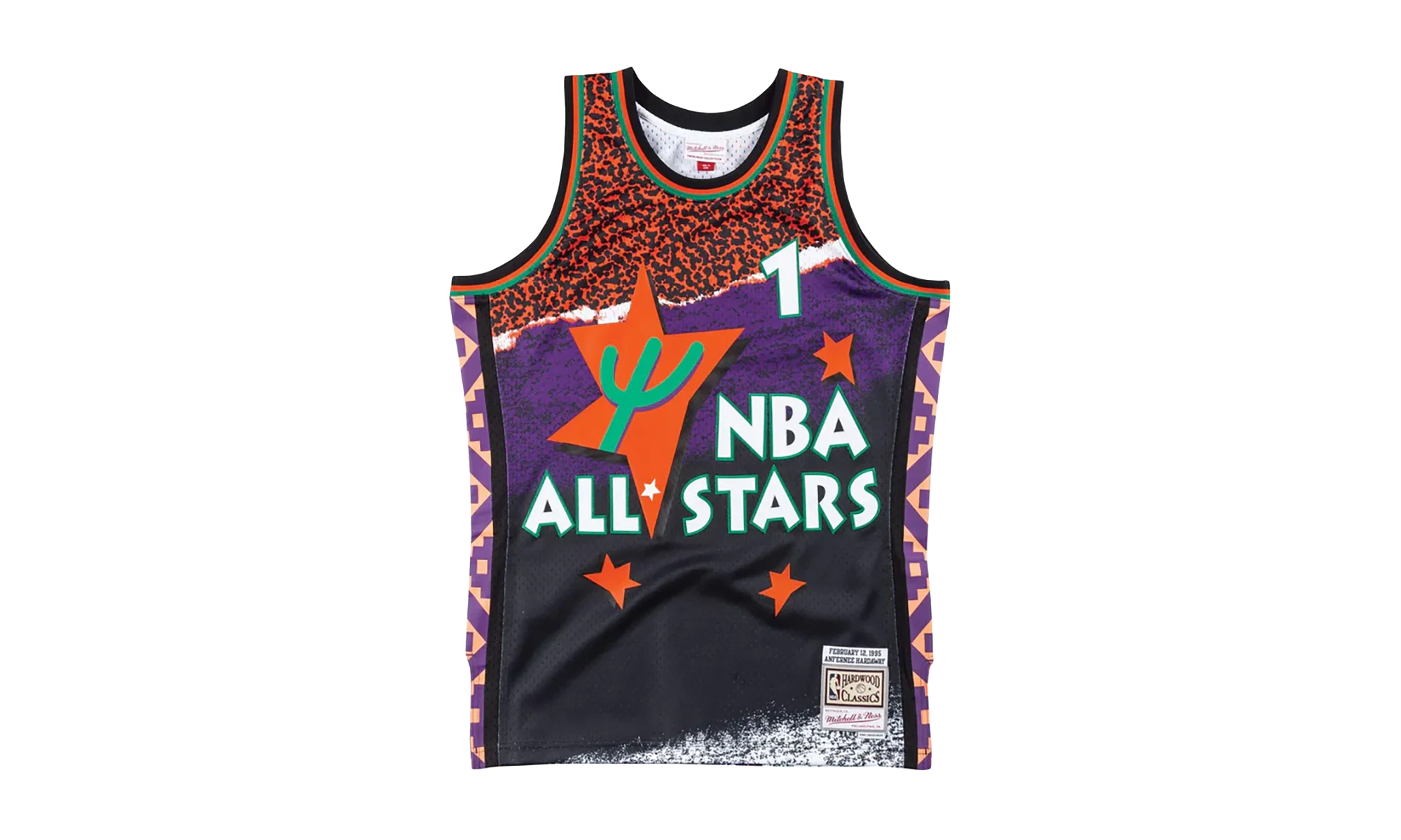 NBA Sublimated Anfernee Hardaway Swingman Jersey "1995 All Star East - Black" SMJYNG18432 ASEBLCK95AHA