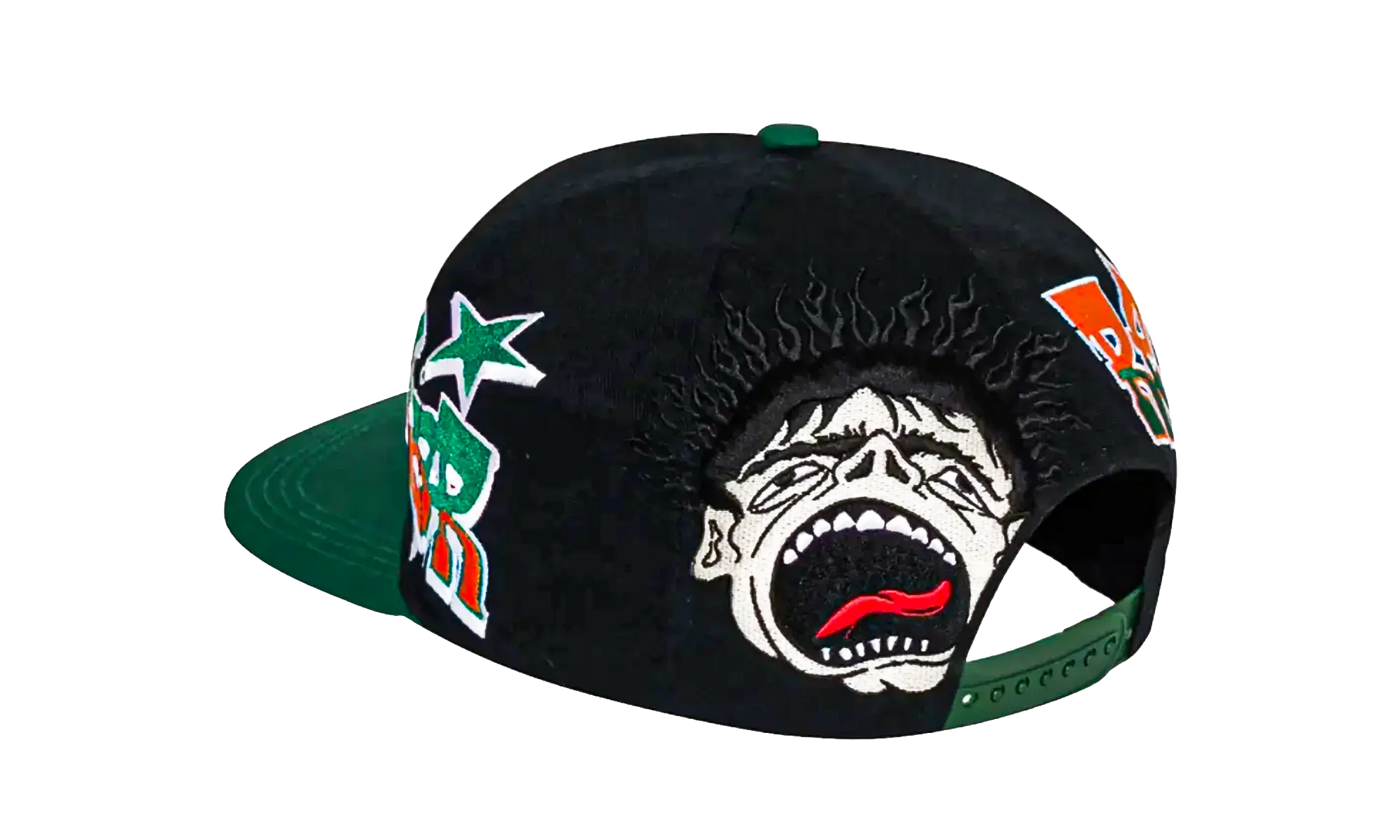 Records Snapback Hat "Green / Black" HSR146