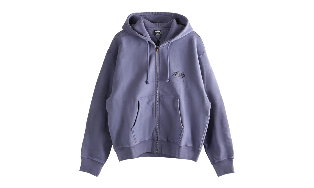 Modern Age Pig Dyed Zip Hoodie "GRAPE" 1975079 GRPE