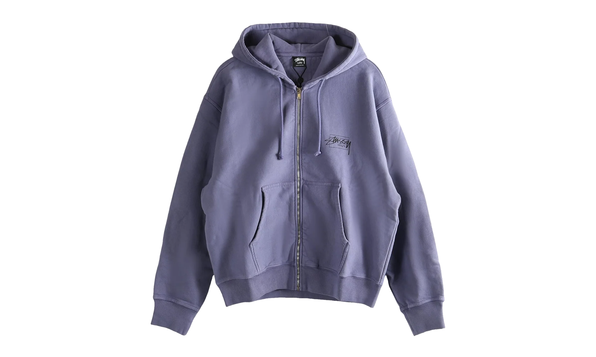 Modern Age Pig Dyed Zip Hoodie "GRAPE" 1975079 GRPE