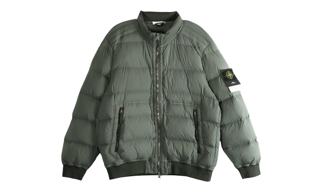 Urban Puffer Bomber Jacket "Cement" 4100039 S0028 V006B
