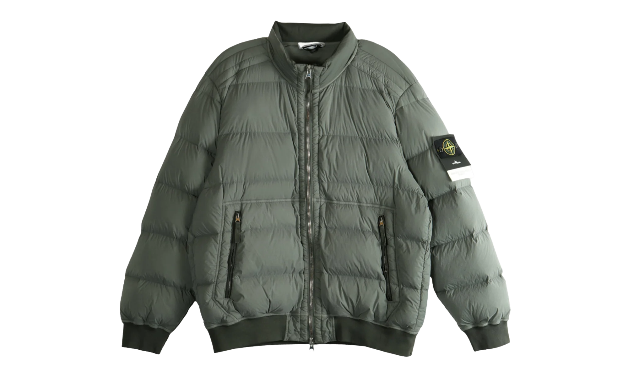 Urban Puffer Bomber Jacket "Cement" 4100039 S0028 V006B
